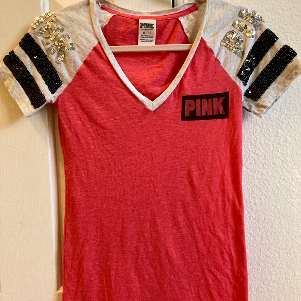 Vs pink bling T-shirt